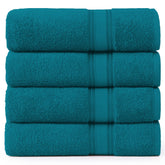 LANE LINEN 4-pack bath towels, 30x60 inches, for plush drying.