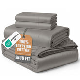 LANE LINEN king sheet set on bed showing luxurious fit and styling