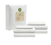 Lane Linen twin sheets pack showing the 6-piece set for dorm room comfort