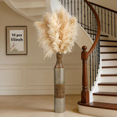 LarkAsh 55-inch pampas grass bunch for dramatic floor display