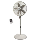 Lasko Cyclone Pedestal Fan 18-inch white for powerful room cooling