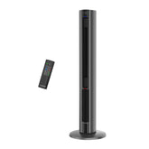 Lasko FH515 oscillating tower fan demonstrates cooling for large rooms