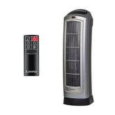 Lasko oscillating digital ceramic tower heater provides even room warmth.