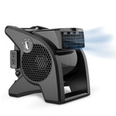 Lasko U15617 pivoting utility fan front view delivers strong airflow for cooling