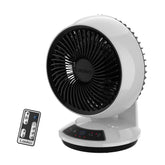 Lasko Whirlwind front view showing compact table fan design for desk use