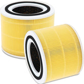 Laukowind Core 300 front view replacement filter pack for ongoing air quality maintenance.