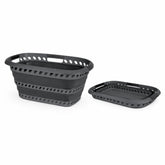 Laundry 360 collapsible basket with pop-up design for quick laundry in small spaces.