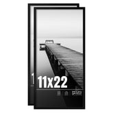 LaVie Home 11x22 frame front view with two-pack for stylish wall displays
