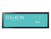 LaVie Home 13.5x40 panoramic frame front view, sleek black minimalist decor option.