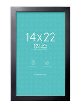 LaVie Home 14x22 black poster frame front showing a clean, gallery-ready wall display.