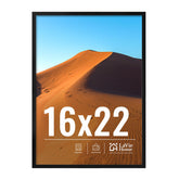 LaVie Home 16x22 frame on wall in black for an elegant display.