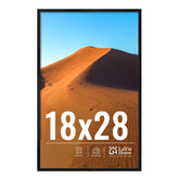 LaVie Home 18x28 wall display frame in black, showcasing memories clearly.
