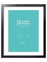 LaVie Home 22x28 black poster frame front view for a sleek gallery display.
