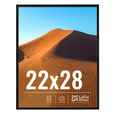 LaVie Home 22x28 frame front view in black for wall display