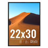 LaVie Home 22x30 picture frame on the wall delivers a crisp, safe display.