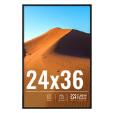 LaVie Home 24x36 frame on wall for versatile display and easy viewing.