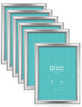 LaVie Home 5x7 silver frame front view showcases minimalist design and high clarity glass.