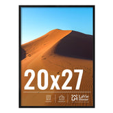 LaVie Home 20x27 wall frame showcases memories with a sleek black silhouette.