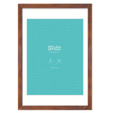 LaVie Home 20x30 brown poster frame front view with sturdy MDF molding for wall decor.
