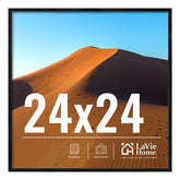 LaVie Home 24x24 frame with HD plexiglass for a clear, safe wall display.