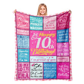 Lavua gift blanket close-up shows soft fabric and generous 50x60 inches for gifting