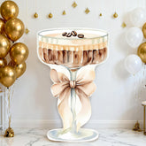 LawnIdyll espresso martini cutout 4ft life-size backdrop for celebrations and photos