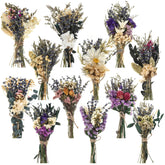 Layhit 12-piece boho dried flower bouquet set for wedding decor and DIY