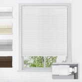 LazBlinds no-tools-no-drill inside-mount setup for easy installation