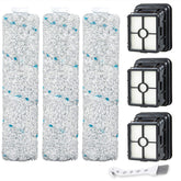 LBLVBNEWD multi-surface pet brush roll 2787 cleans hardwood and rugs with microfiber pads and nylon bristles.