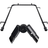 Lcokeiy bay window rod extended from 59 to 184 inches for flexible coverage