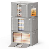 LeArex clothes storage bin with strong frame for durable organization