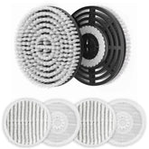Leemone brush heads improve scrubbing power for tough grime on floors.