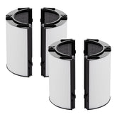 Leemone True HEPA+Carbon 2-pack, front view, dual-layer filtration for Dyson purifiers.