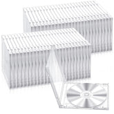 Leifide clear CD jewel case pack shows your disc clearly while protecting it.