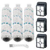 Lemige CrossWave Max brush roll three-pack for versatile multi-surface cleaning.