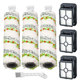 Lemige CrossWave max dual-action brush roll removes pet hair from floors.