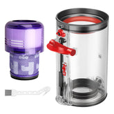 Lemige dust bin canister for Dyson V11/V15 fits securely and maintains airflow.