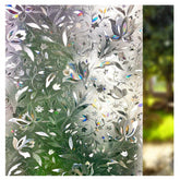 LEMON CLOUD Rainbow Tulip Design window film enhances privacy while letting light through