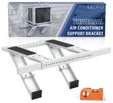 LEOPO adjustable window AC bracket securing 5000β24000 BTU units for reliable cooling.