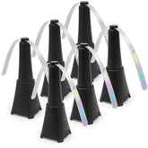 LETKEYS six-pack table fans powered by AA batteries for portable cooling at gatherings