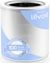 Levoit Core 400S-P front view with genuine replacement filter for clean air.