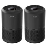 Levoit Core 300-P front view highlights compact design for small rooms.