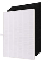LHARI 115115 HEPA filter packaging with four carbon pre-filters for easy replacement