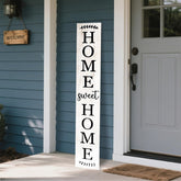 LianheCy Home Sweet Home wooden porch sign vertical display for warm entryway charm.
