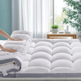 LIANLAM ultra-dense pillow-top topper adds plush comfort with stable support.