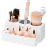 Lifewit hair tool organizer on countertop keeps tools organized and accessible