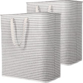 Lifewit 100L standalone laundry basket for quick sorting and transport.