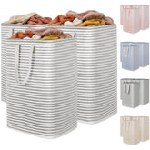 Lifewit 80L freestanding design laundry basket keeps clothes organized during laundry day.