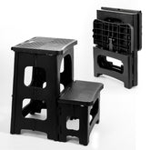 Ligebul 2-Step Stool foldable offers sturdy, portable support for everyday tasks.