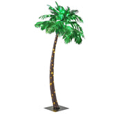 Lightshare 7ft palm tree adds tropical ambiance to outdoor patios.